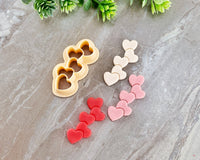 Stacked Hearts Clay Cutter | Valentine's Day 2022