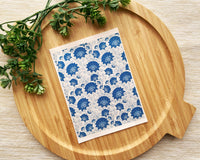 Blue Tulips Ethnic Transfer Sheet