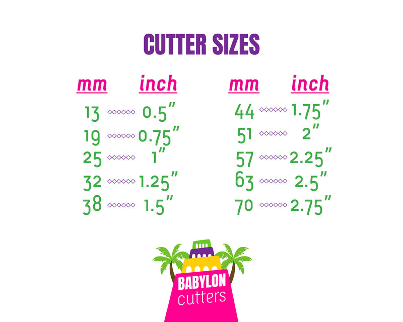 Rainbow Arch Clay Cutter - BabylonCutters