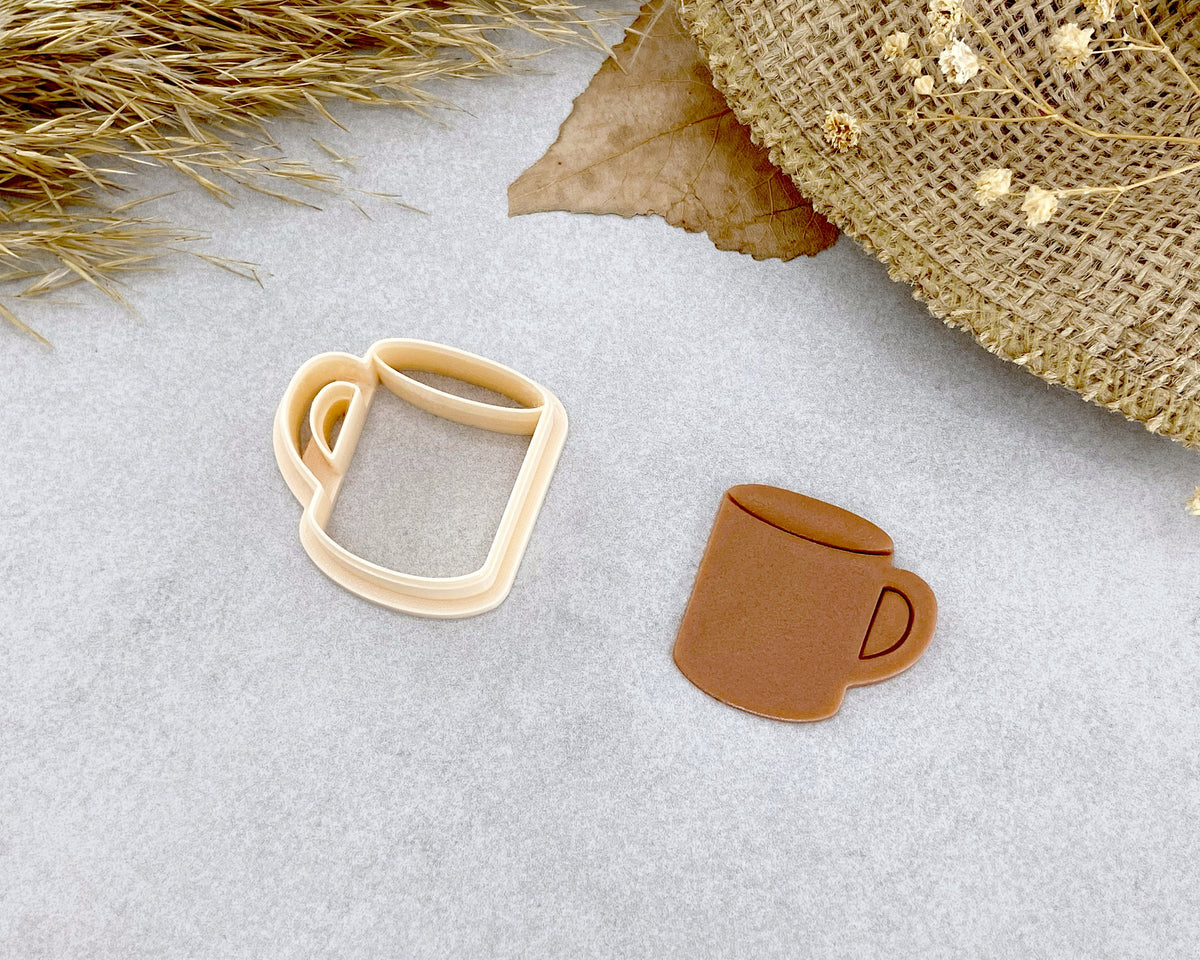 Coffee Cup Fall Clay Cutter - BabylonCutters