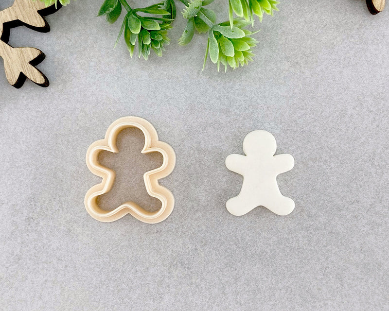 Gingerbread Man Christmas Clay Cutter - BabylonCutters