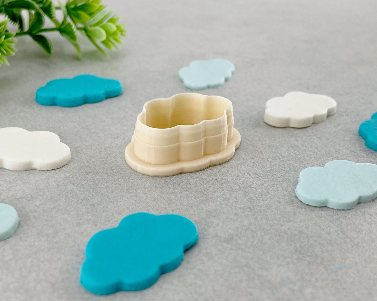 Scalloped Cloud Clay Cutter - BabylonCutters