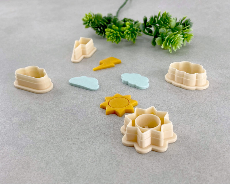 Sky Clay Cutter Set of 4 - BabylonCutters