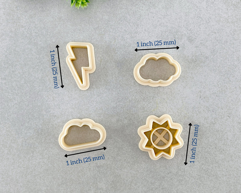 Sky Clay Cutter Set of 4 - BabylonCutters