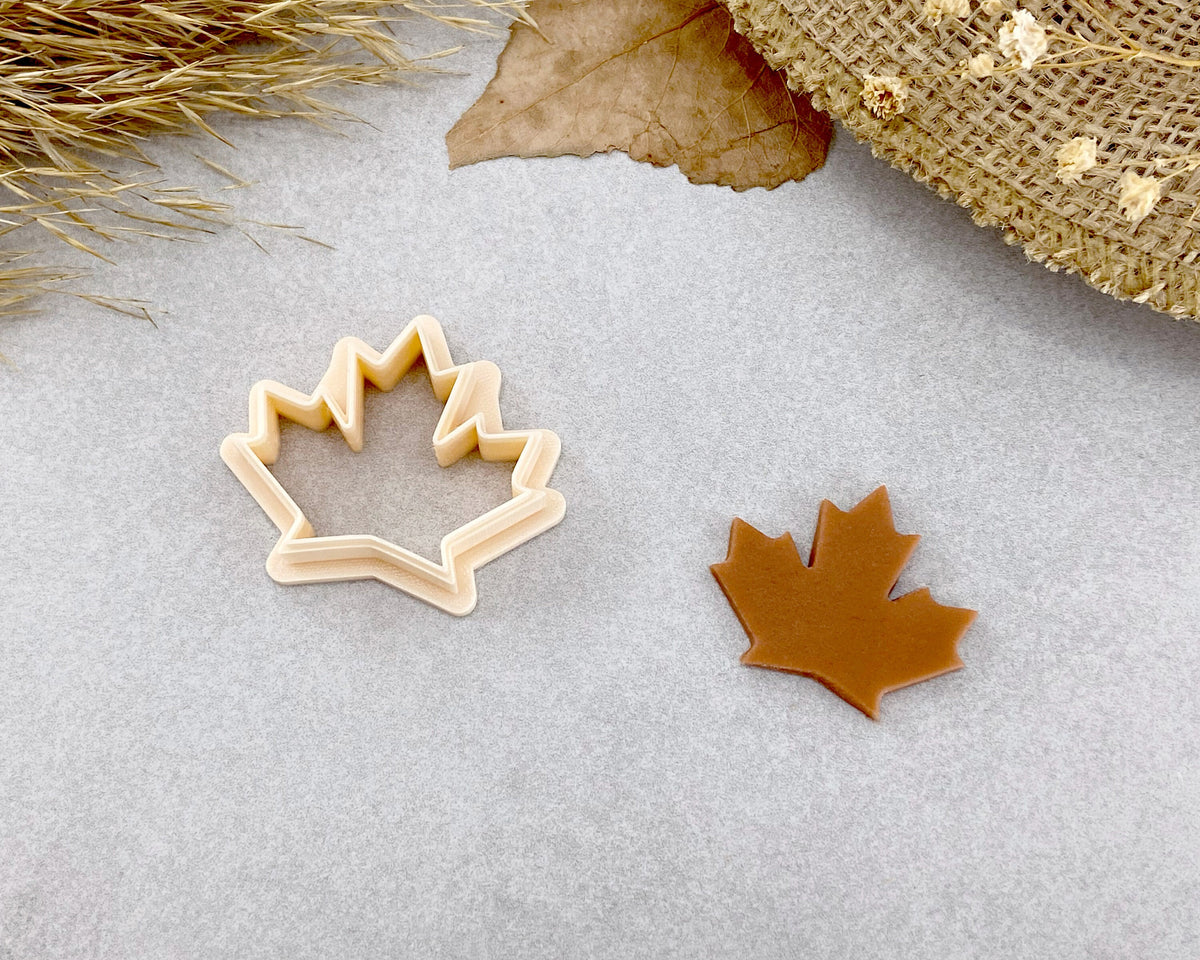 Maple Leaf Fall Clay Cutter - BabylonCutters