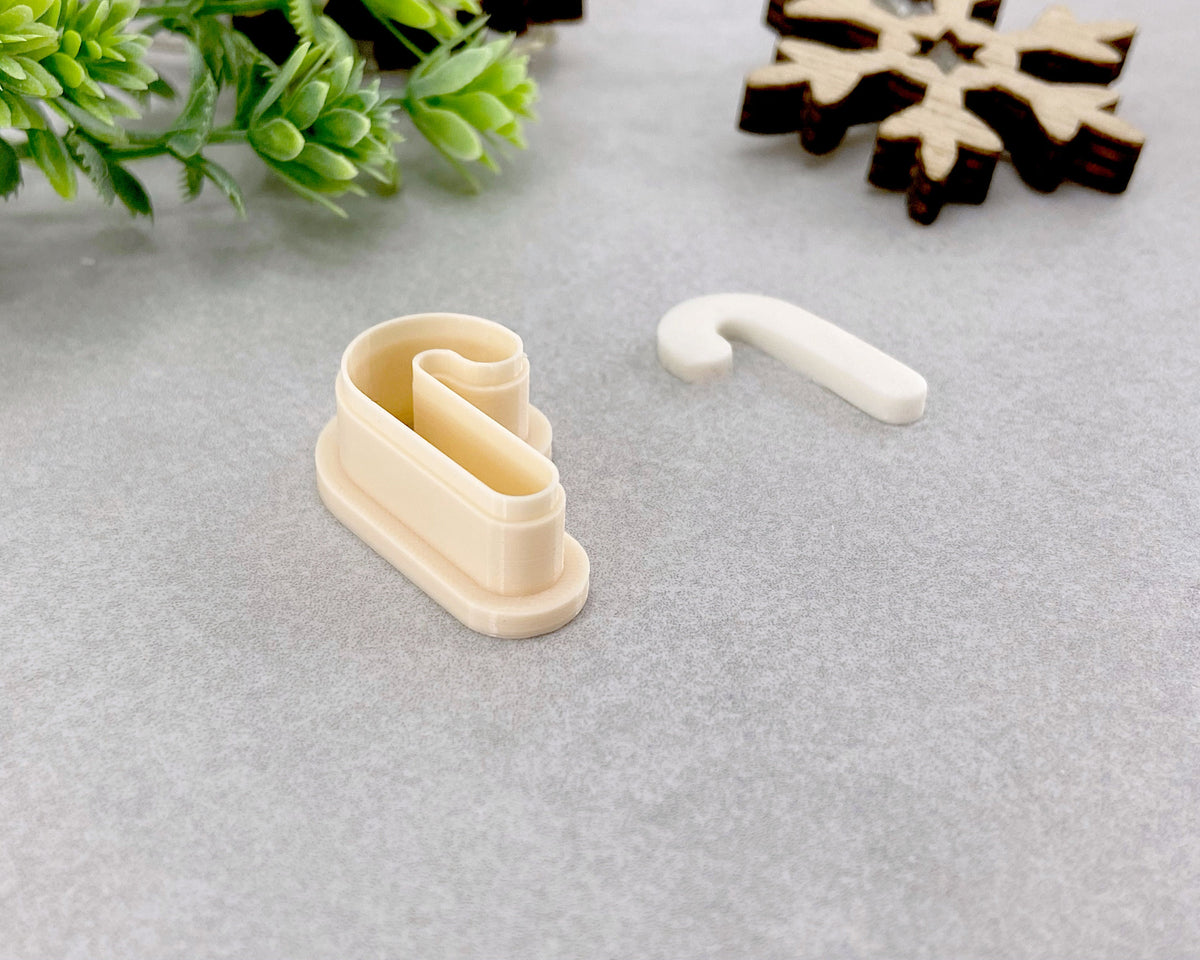 Candy Cane Christmas Clay Cutter - BabylonCutters