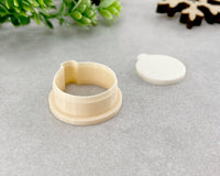 Round Christmas Ornament Clay Cutter - BabylonCutters