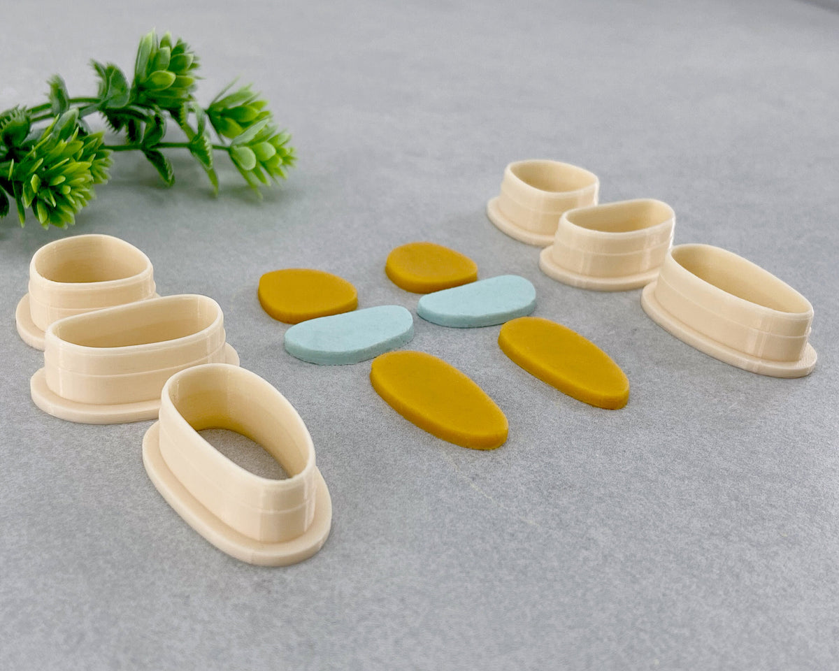 Round Organic Clay Cutter Set of 3 or 6 - BabylonCutters