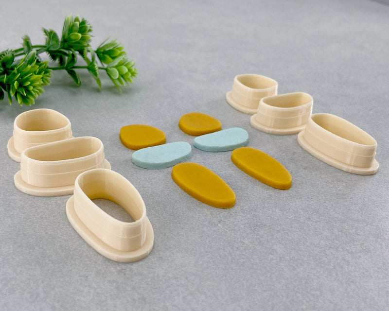 Round Organic Clay Cutter Set of 3 or 6 - BabylonCutters