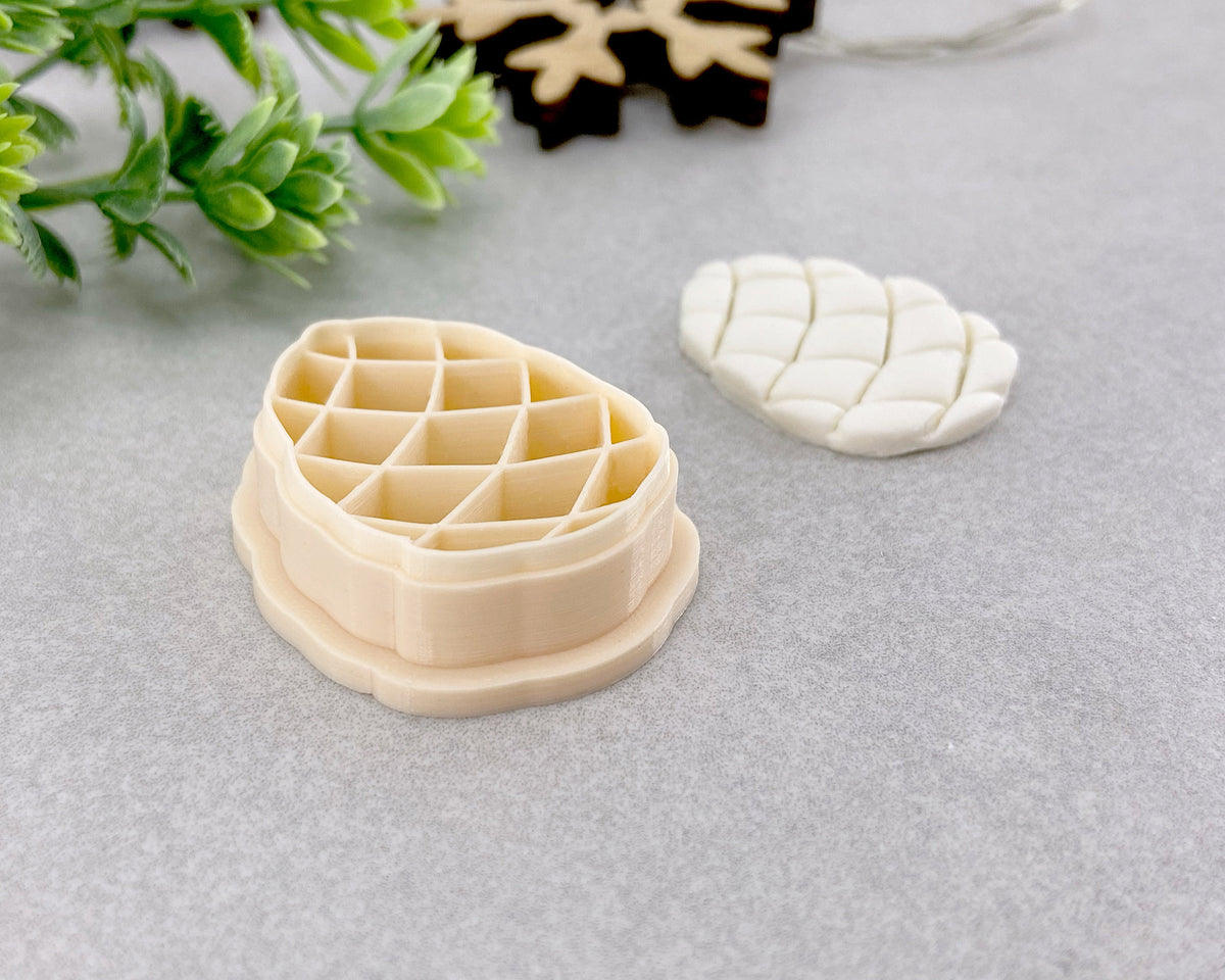 Pinecone Christmas Polymer Clay Cutter - BabylonCutters