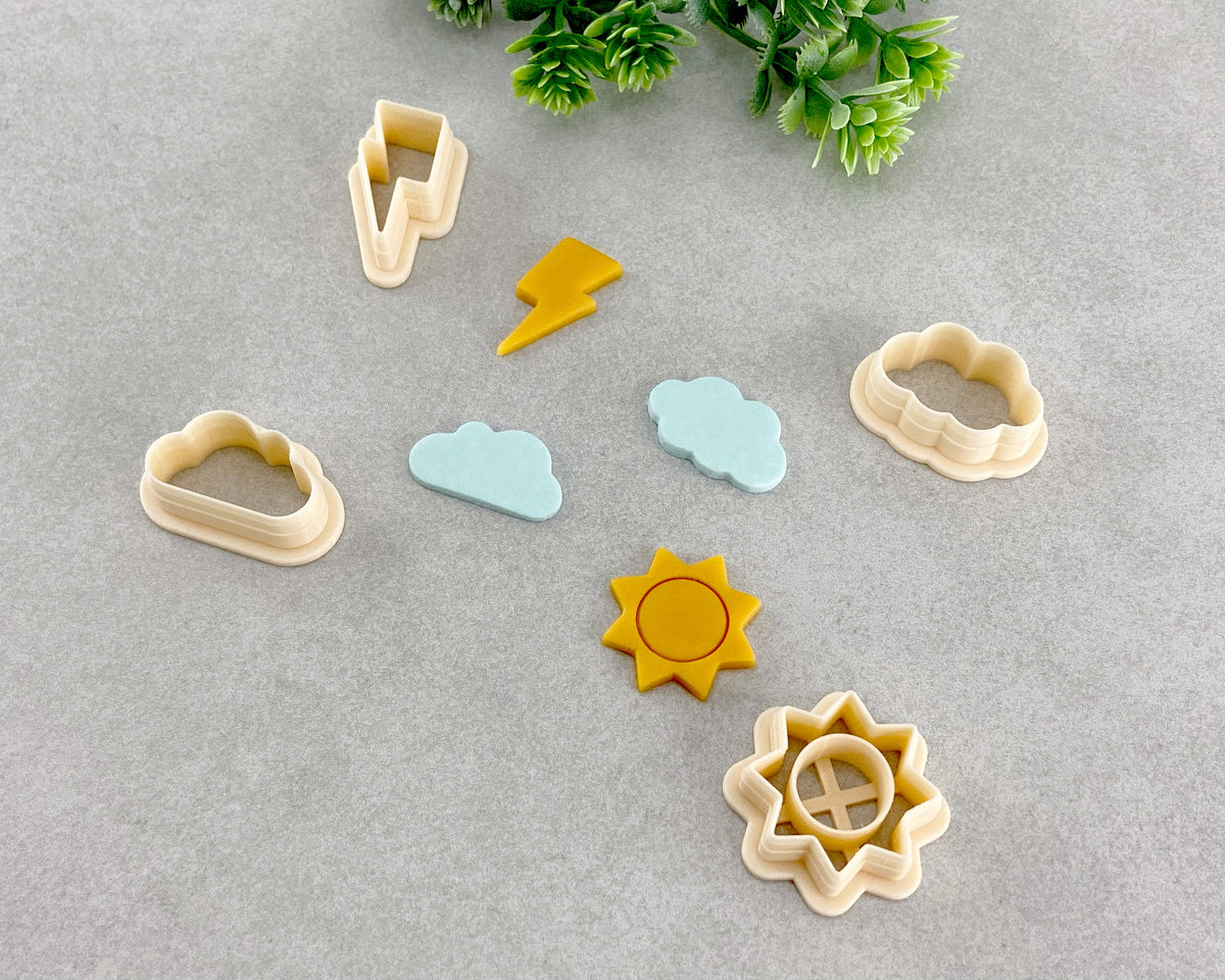 Sky Clay Cutter Set of 4 - BabylonCutters