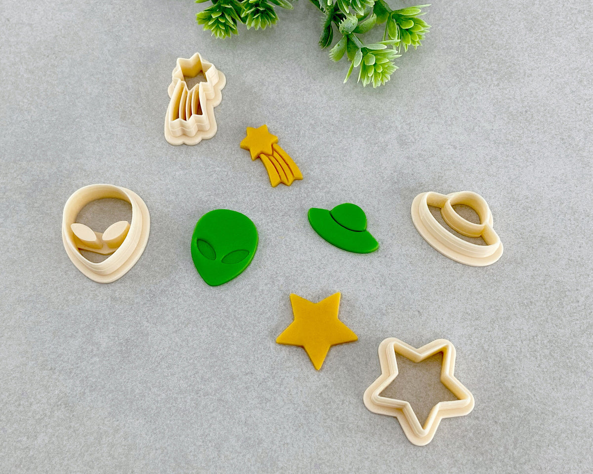 Space Clay Cutter Set of 4 - BabylonCutters