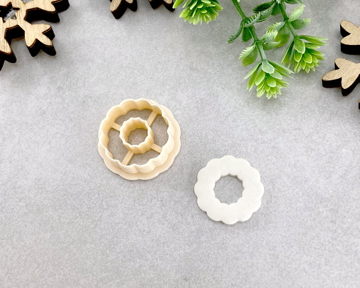 Christmas Wreath Clay Cutter - BabylonCutters