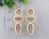 Round Organic Clay Cutter Set of 3 or 6 - BabylonCutters