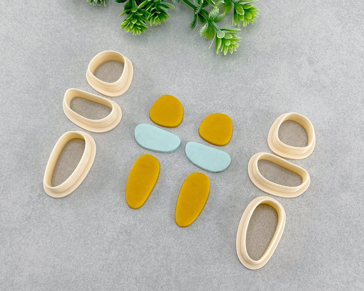 Round Organic Clay Cutter Set of 3 or 6 - BabylonCutters