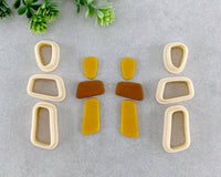 Cornered Organic Clay Cutter Set of 3 or 6 - BabylonCutters