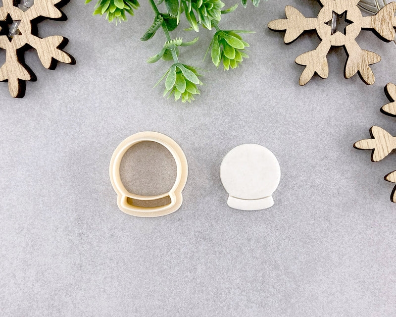 Snow Globe Christmas Clay Cutter - BabylonCutters