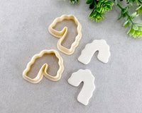 Asymmetrical Wavy Arch Clay Cutter Set of 2 - BabylonCutters