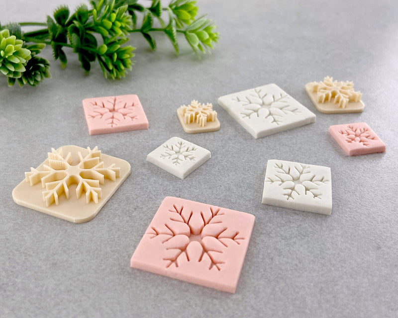 Snowflake Clay Stamp - BabylonCutters