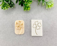 Four Leaf Clover Clay Stamp - BabylonCutters