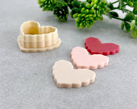 Scalloped Heart Valentine's Day Clay Cutter - BabylonCutters