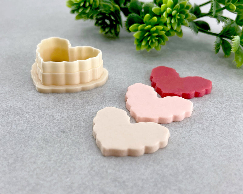 Scalloped Heart Valentine's Day Clay Cutter - BabylonCutters