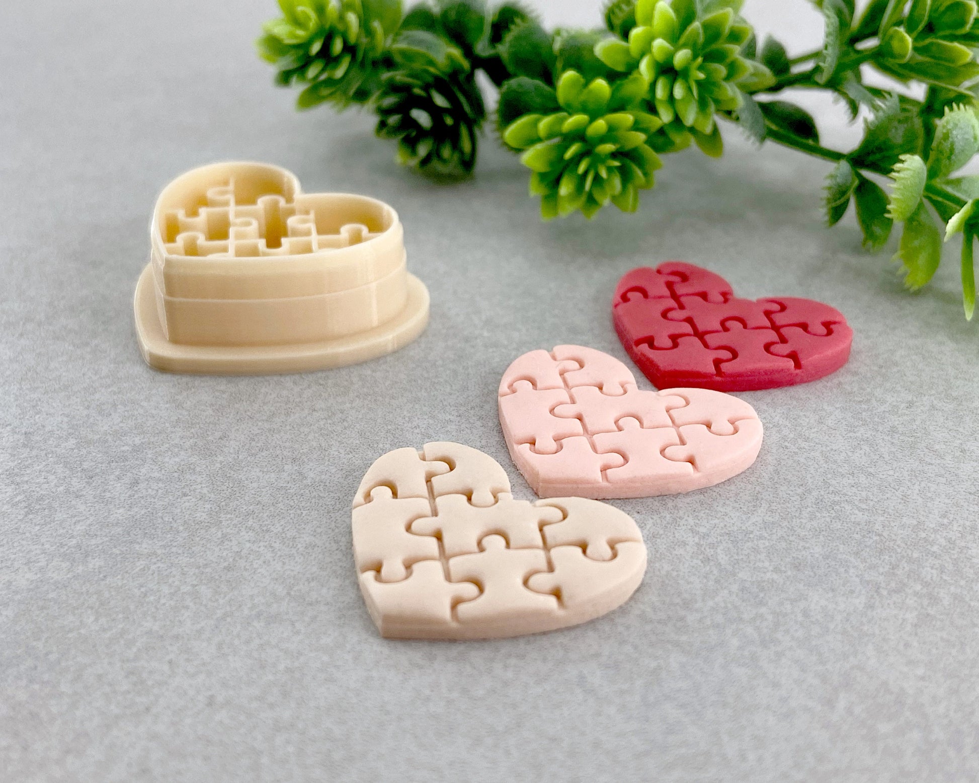 New! Scalloped Heart Valentines Day Cookie Cutter Polymer Clay Fondant  Cutters