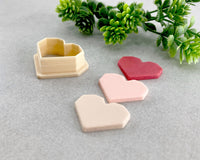 Geometric Heart Valentine's Day Clay Cutter - BabylonCutters