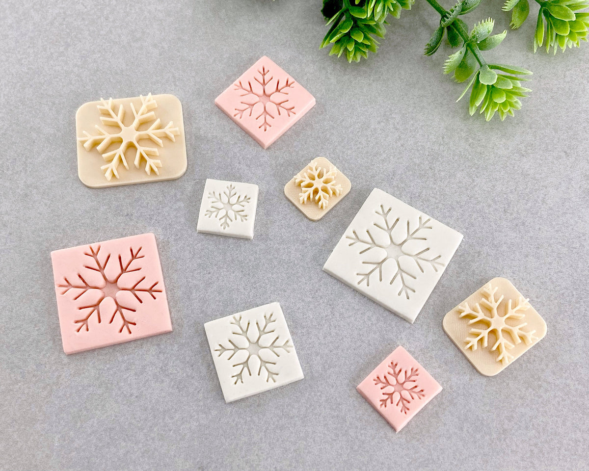 Snowflake Clay Stamp - BabylonCutters