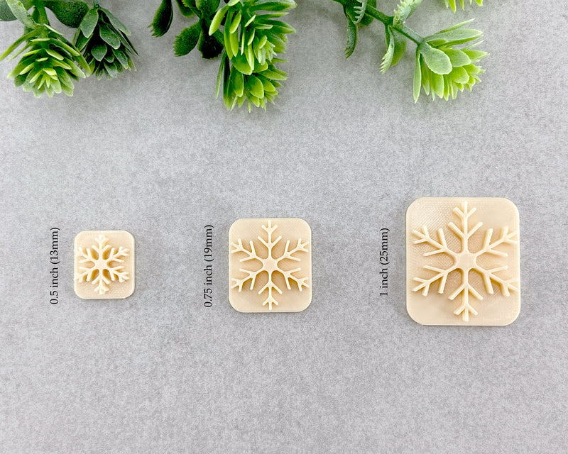 Snowflake Clay Stamp - BabylonCutters