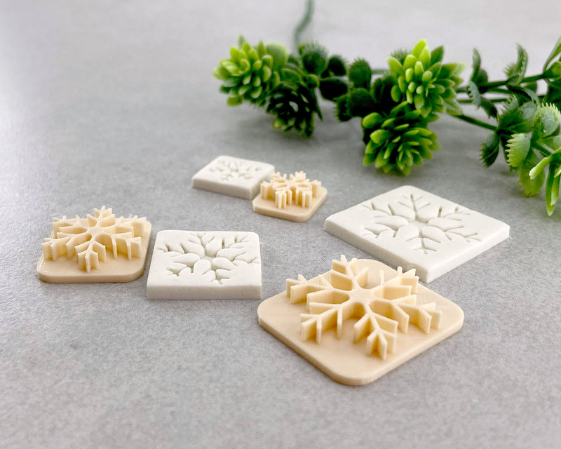 Snowflake Clay Stamp - BabylonCutters