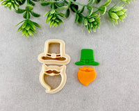 St Patrick's Day Leprechaun Clay Cutter Set of 2 - BabylonCutters