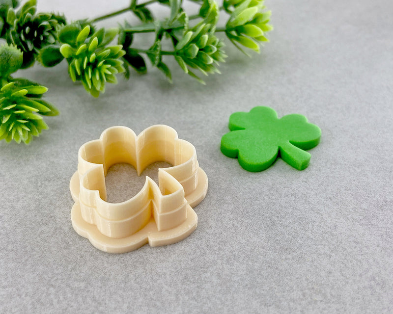 St Patrick's Day 3 Leaf Clover Clay Cutter - BabylonCutters