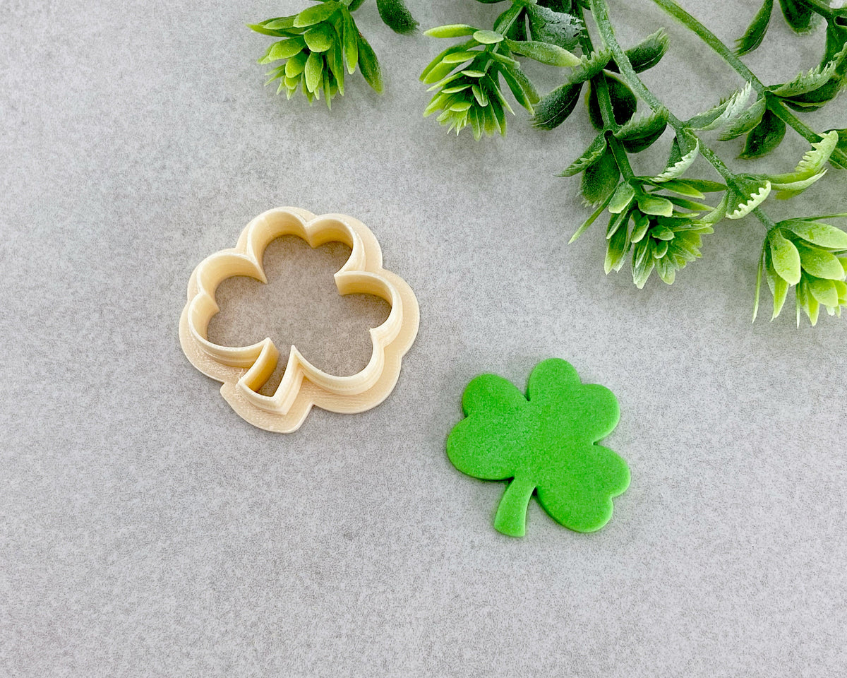 St Patrick's Day 3 Leaf Clover Clay Cutter - BabylonCutters
