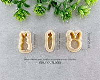 Bunny & Carrot Easter Clay Cutter Set of 3 - BabylonCutters