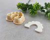 Scalloped U Shape Gothic Arch Clay Cutter - BabylonCutters