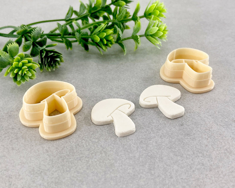 Mushrooms Spring Clay Cutter Set of 2 - BabylonCutters