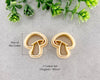 Mushrooms Spring Clay Cutter Set of 2 - BabylonCutters