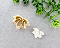 Simple Lotus Spring Clay Cutter - BabylonCutters