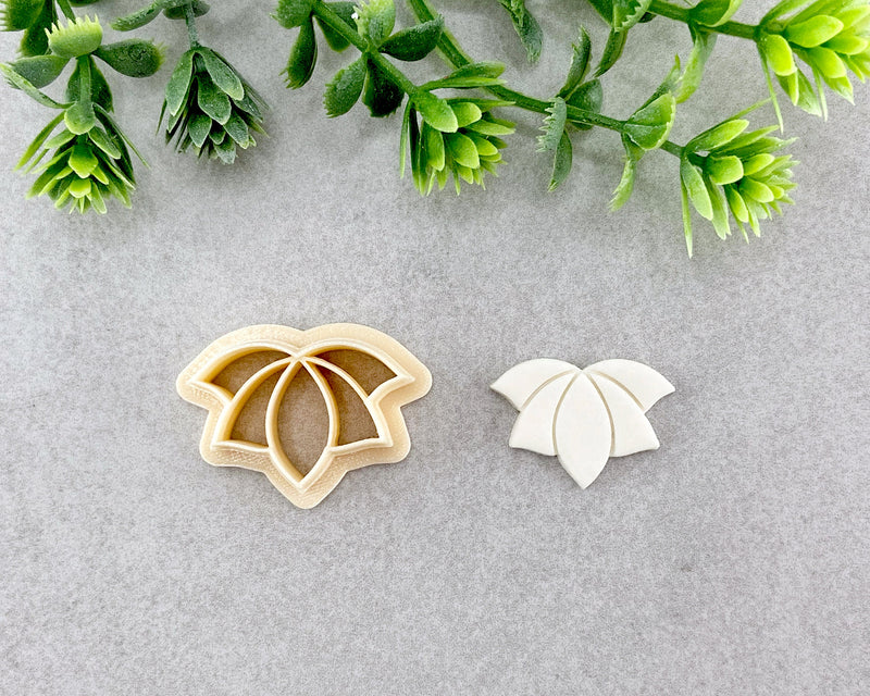 Simple Lotus Spring Clay Cutter - BabylonCutters