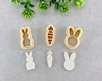 Bunny & Carrot Easter Clay Cutter Set of 3 - BabylonCutters