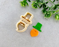 St Patrick's Day Leprechaun Clay Cutter Set of 2 - BabylonCutters