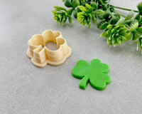 St Patrick's Day 3 Leaf Clover Clay Cutter - BabylonCutters