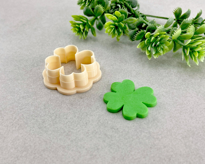 St Patrick's Day 4 Leaf Clover Clay Cutter - BabylonCutters