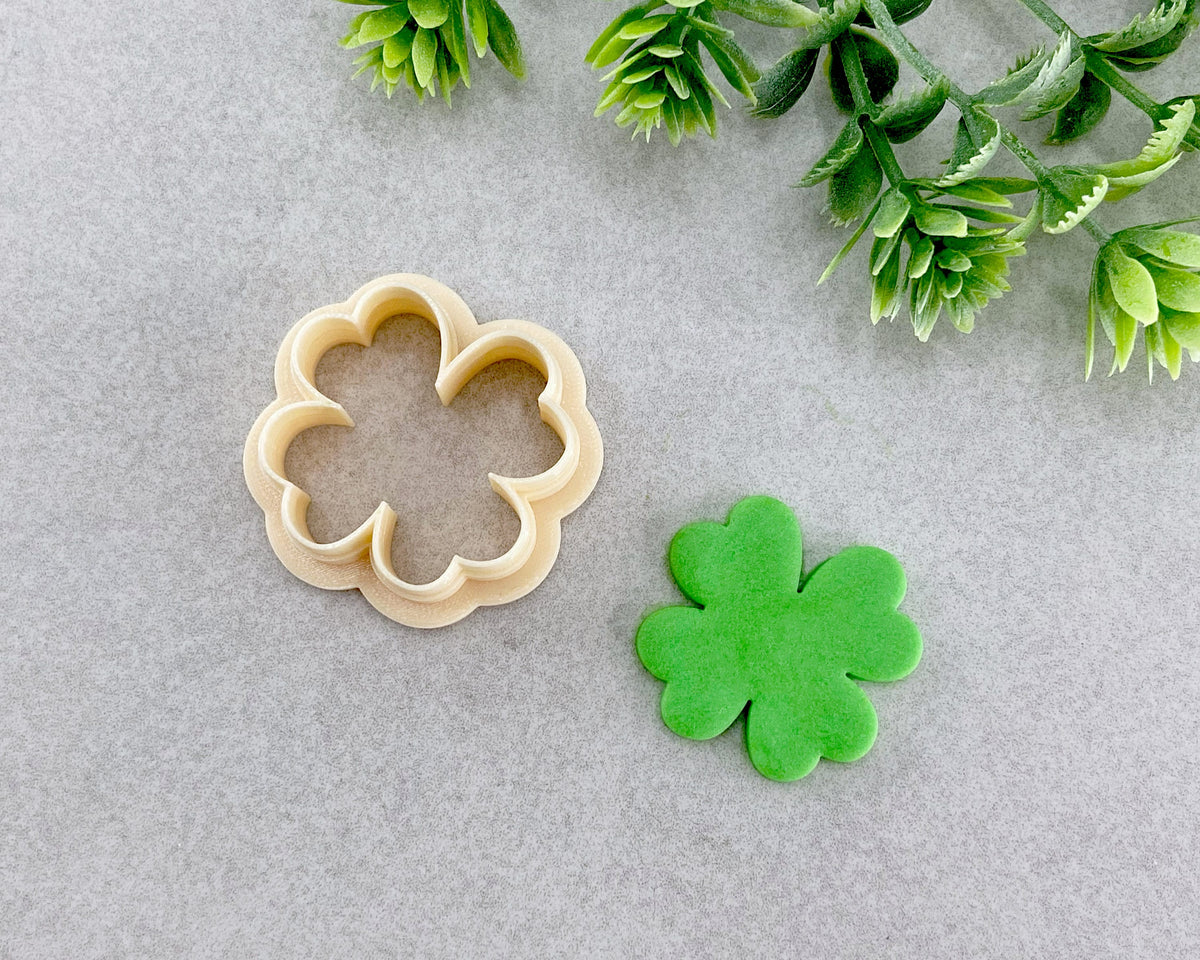 St Patrick's Day 4 Leaf Clover Clay Cutter - BabylonCutters