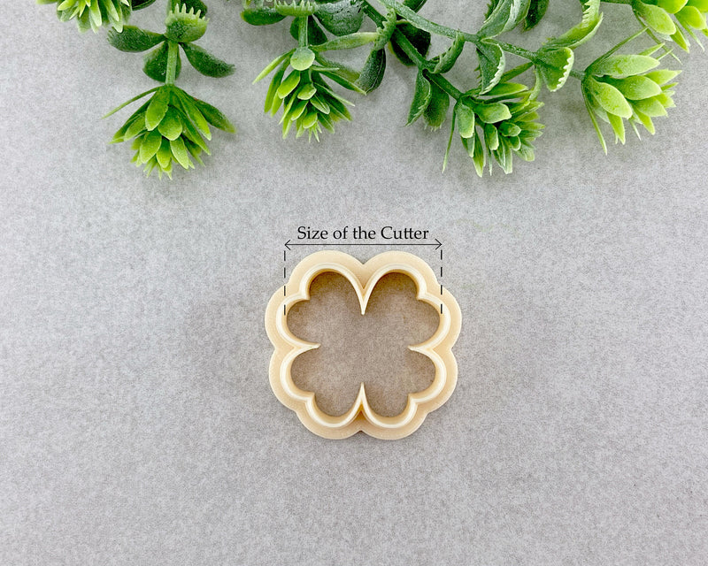 St Patrick's Day 4 Leaf Clover Clay Cutter - BabylonCutters