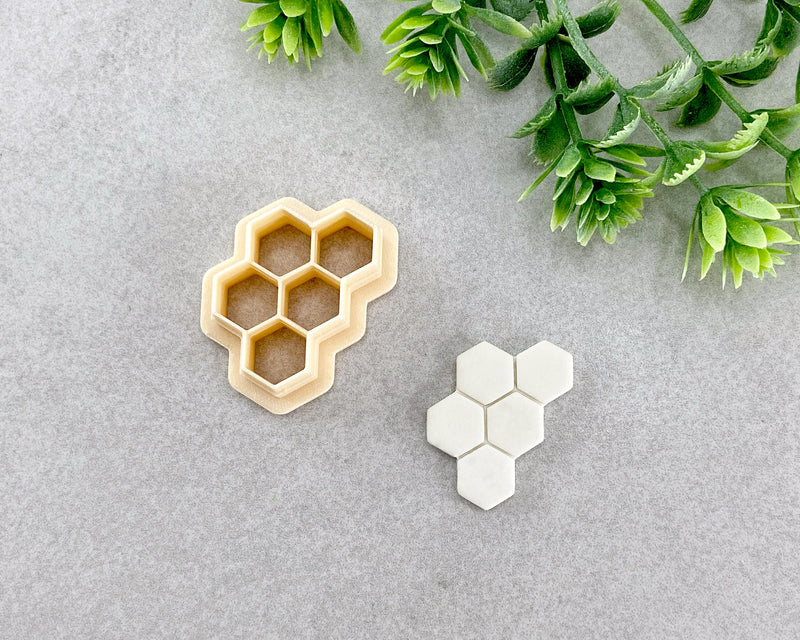 Honeycomb Spring Clay Cutter - BabylonCutters