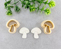 Mushrooms Spring Clay Cutter Set of 2 - BabylonCutters