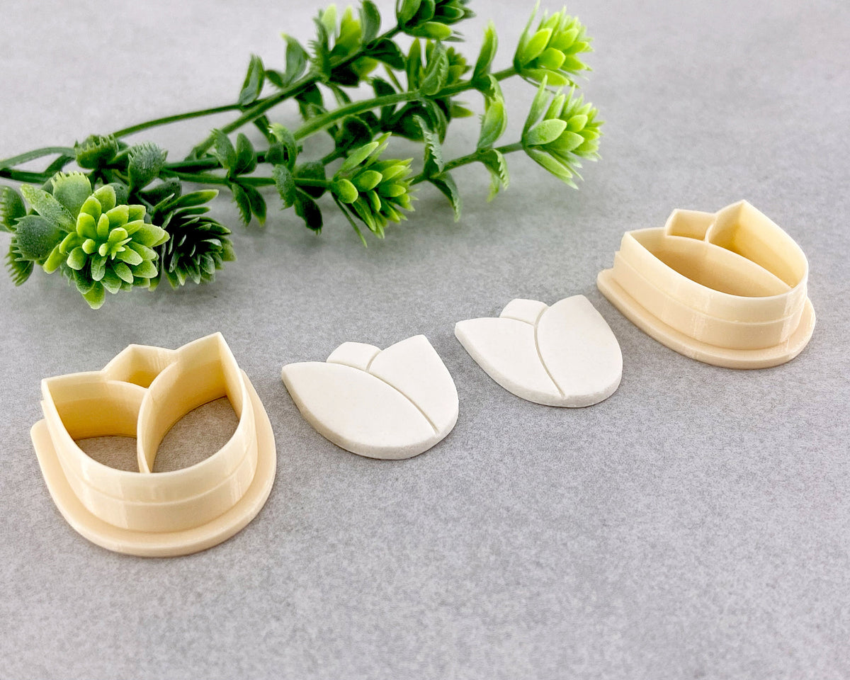 Tulips Spring Clay Cutter Set of 2 - BabylonCutters