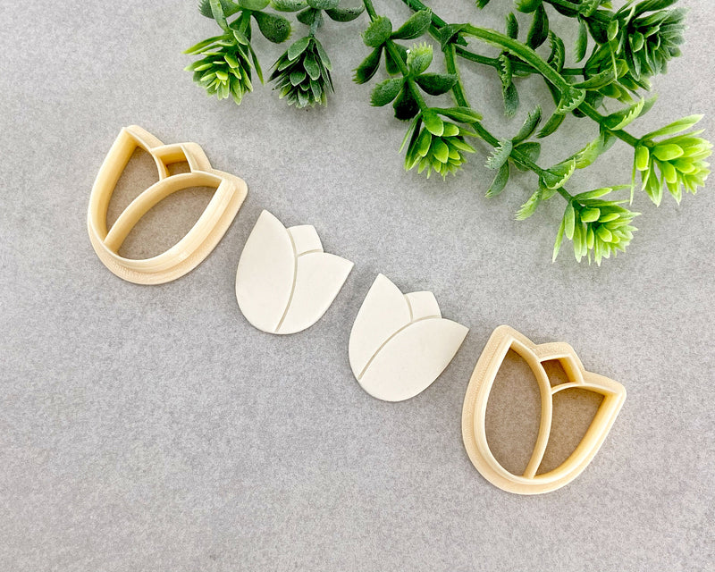 Tulips Spring Clay Cutter Set of 2 - BabylonCutters